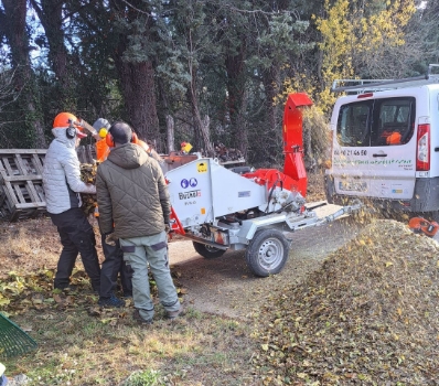 Broyage déchets végétaux